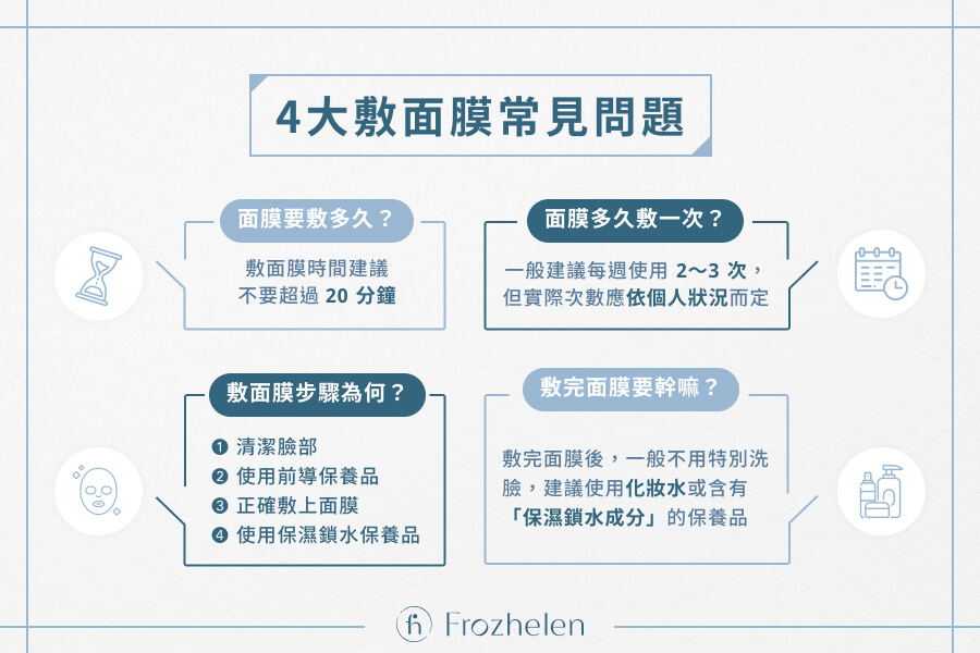 4 大敷面膜常見問題